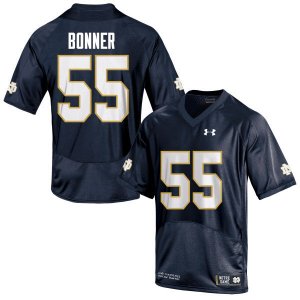 Notre Dame Fighting Irish Men's Jonathan Bonner #55 Navy Blue Under Armour Authentic Stitched College NCAA Football Jersey COI5399AY